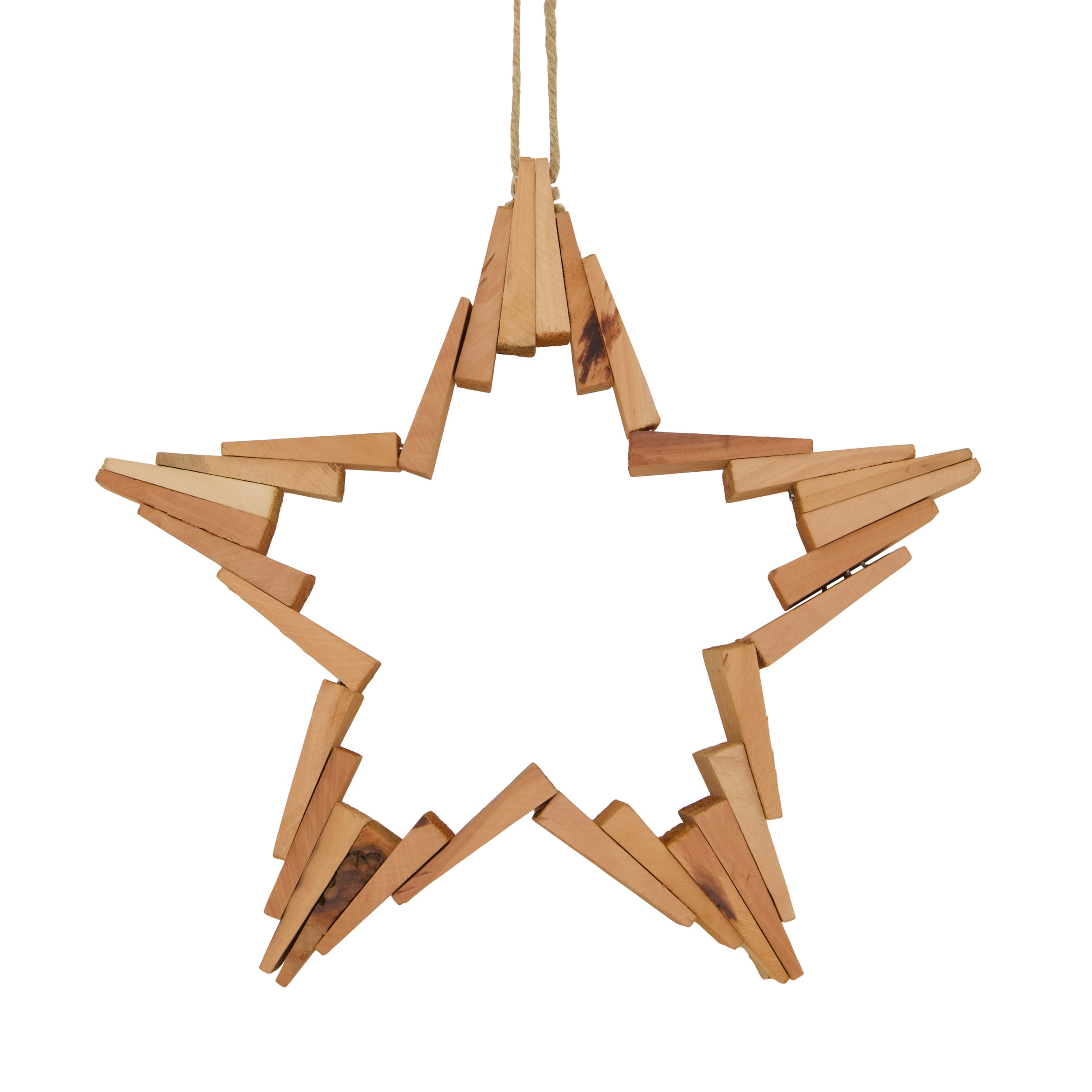Dijk Natural Collections Hanger in Farbe natural, Leuchter, Lampe, Holz, Kreuz, Symbol