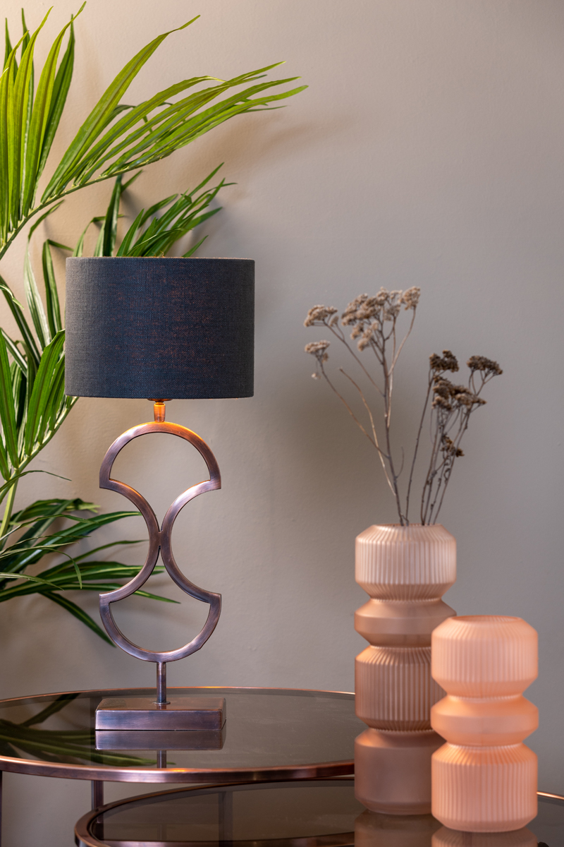 Light & Living Lampenschirm LIVIGNO in Anthrazit