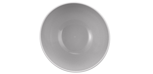 Seltmann Weiden Café au lait Schale 13cm/0,50 Amina 3 Silbergrau , Untertasse, Schüssel, Suppenschüssel, Porzellan, Töpferei