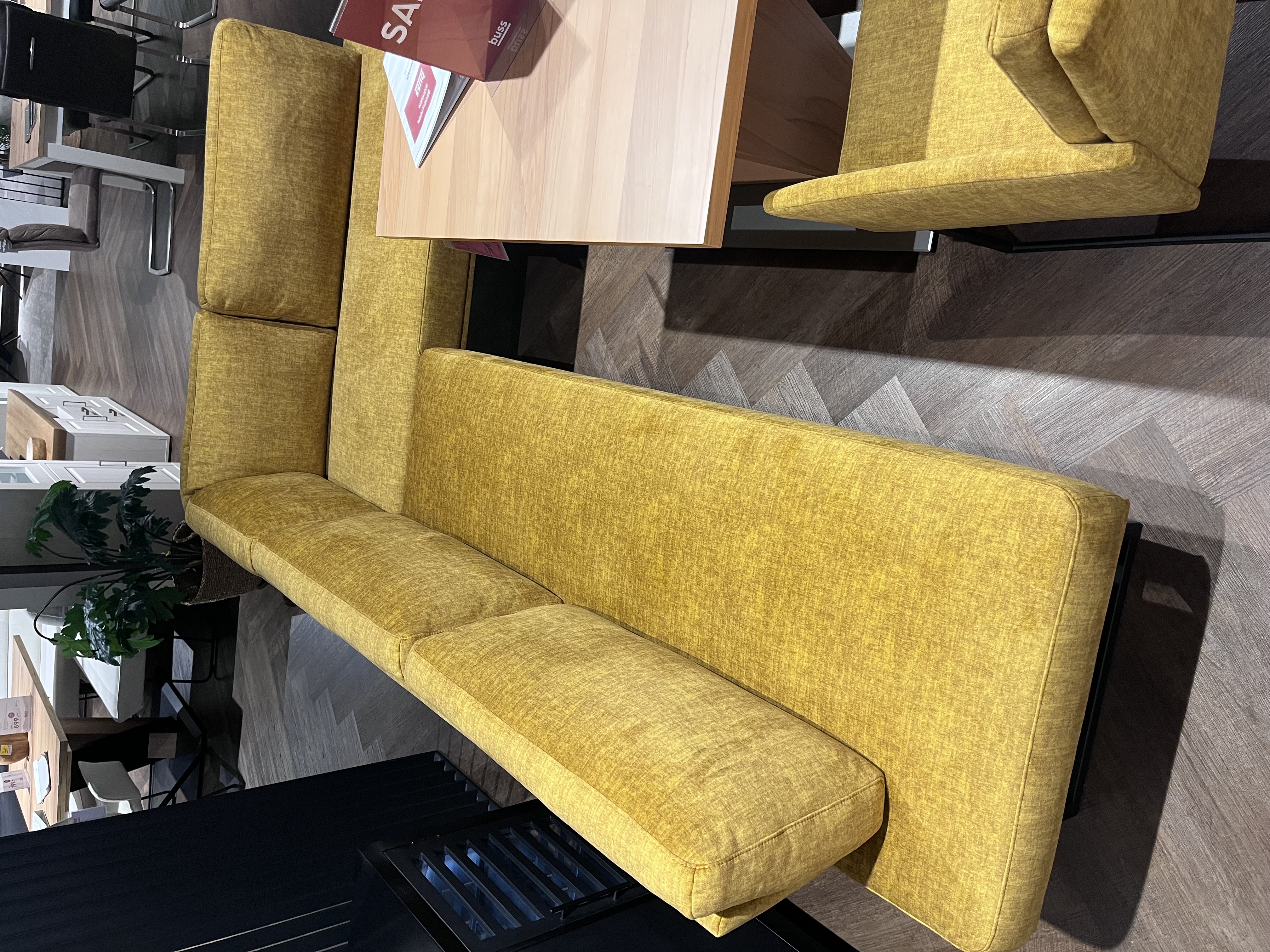 K + W Eckbankgruppe 4-tlg. GAVELLO in Stoff 0660-40 yellow