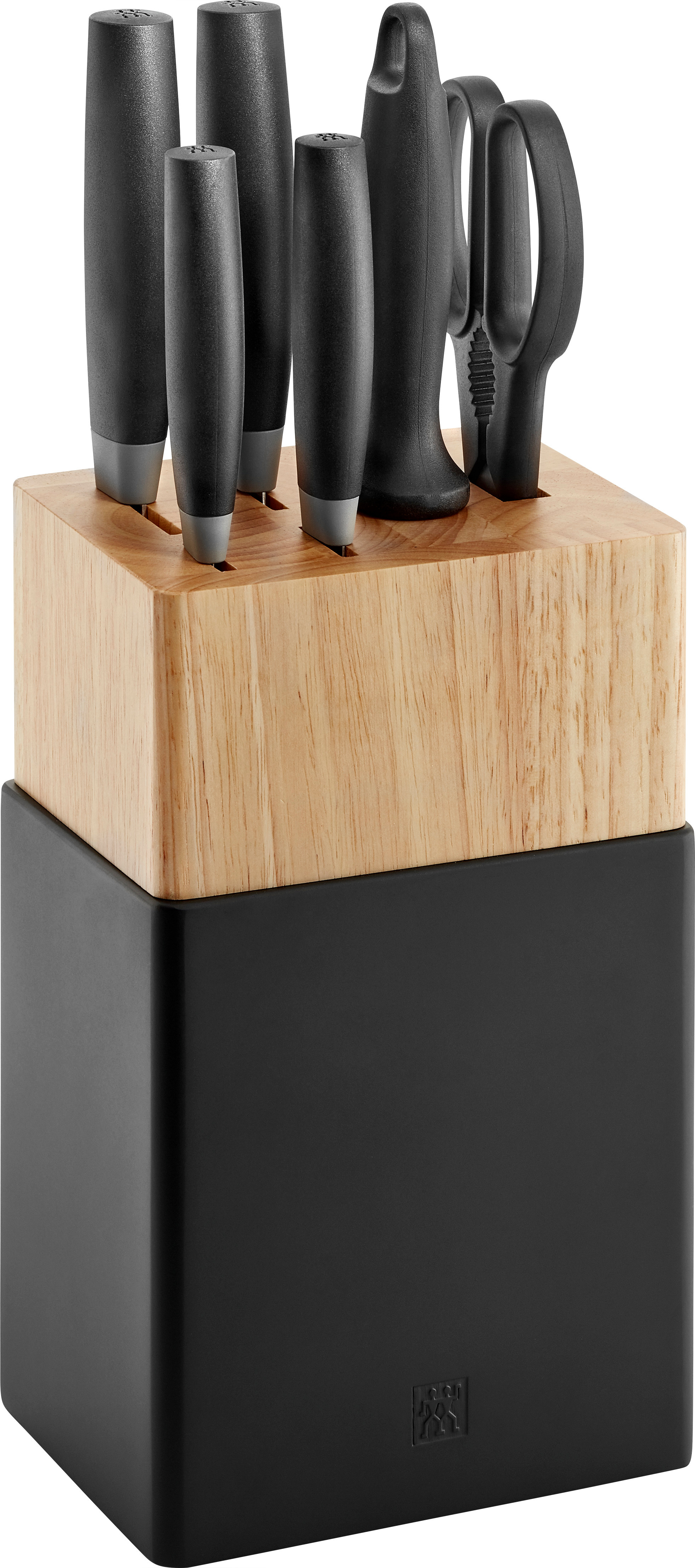 Zwilling Messerblockset Now S 7-teilig in schwarz