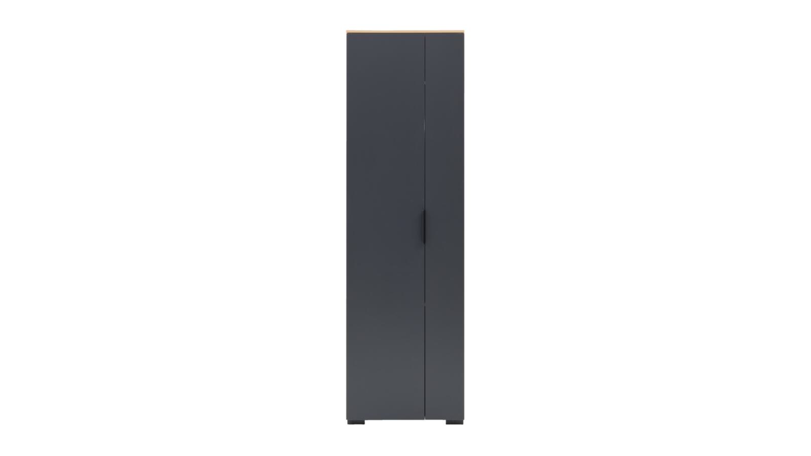 Kleiderschrank in Front anthrazit lack 19