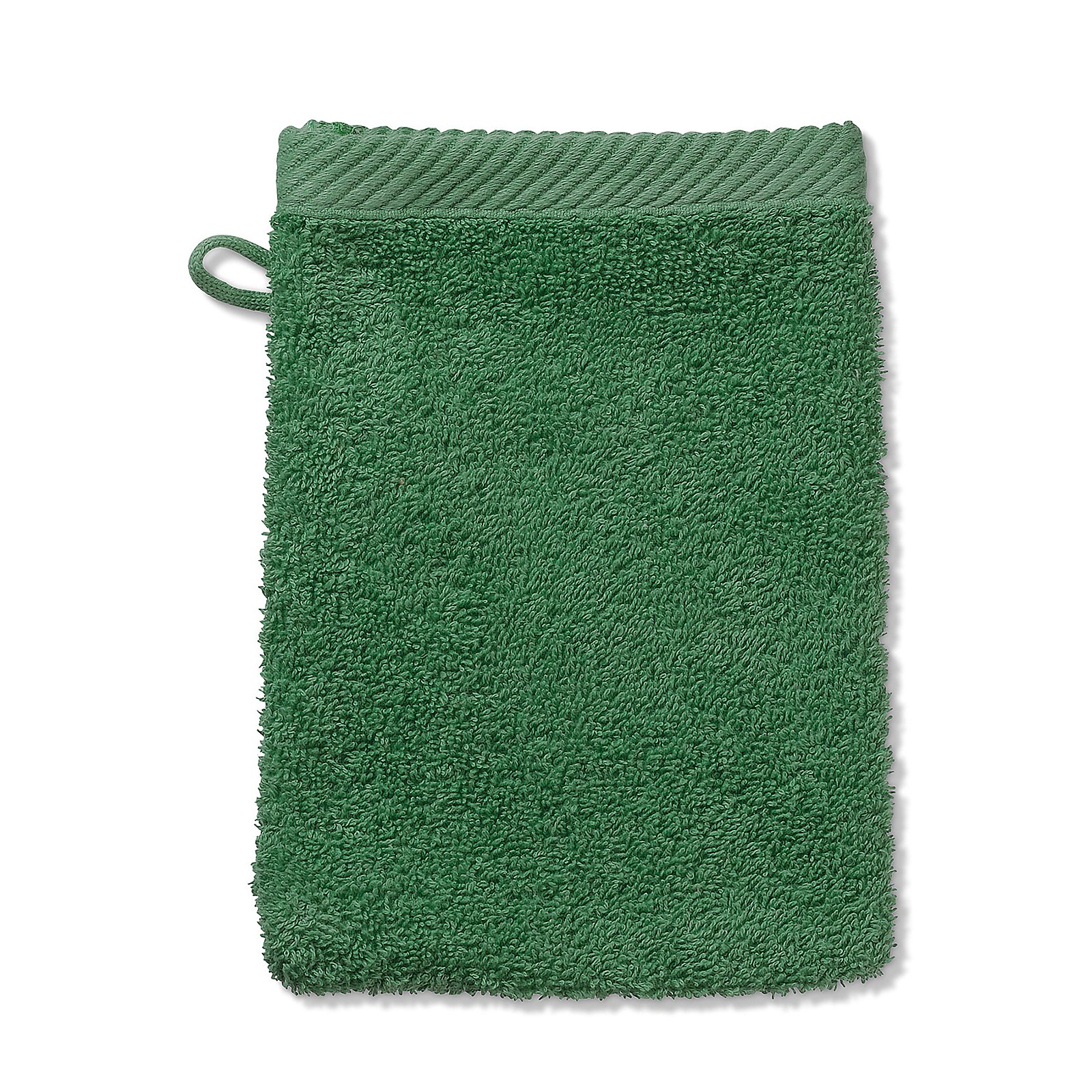 Kela Waschhandschuh LADESSA in Farbe Blattgrün, handtuch, bad, grün, gemütlich, weich
