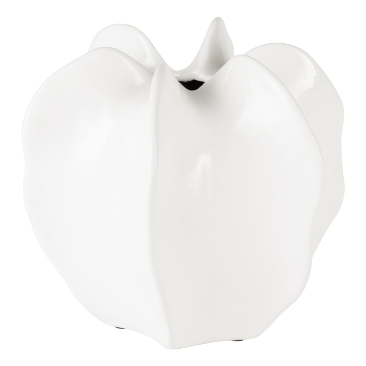 Eglo Living Keramikvase EGELE in Fb. weiss, Kunst, Porzellan, Töpferei, Krug