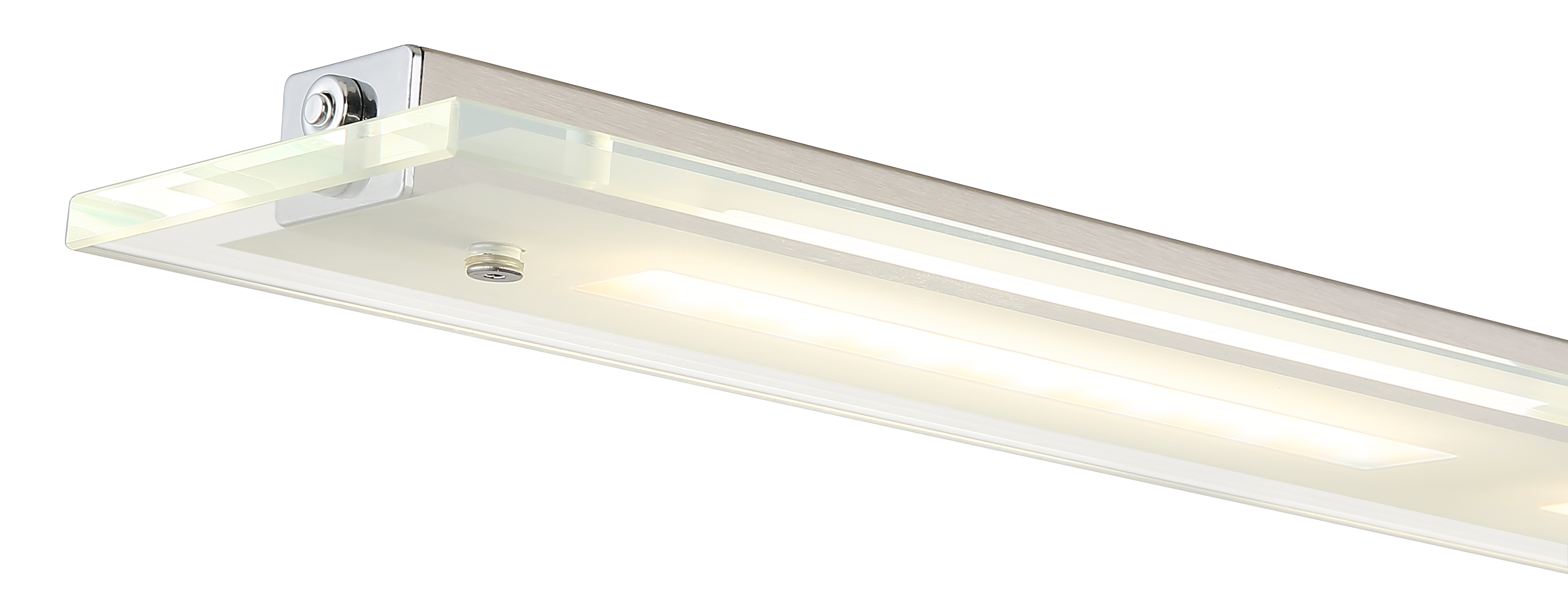 LED-Hängeleuchte in Fb. Nickel Matt LED-Hängeleuchte in Fb. Nickel Matt, LED, Wandlampe, Bodenlampe, Metall, Glas