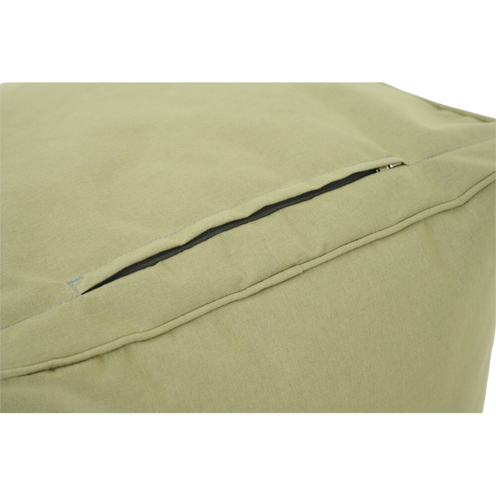Gautzsch Sitz-Fusshocker INTEGRAL ca 48x46x46 cm in Stoff pistache, wetterfest