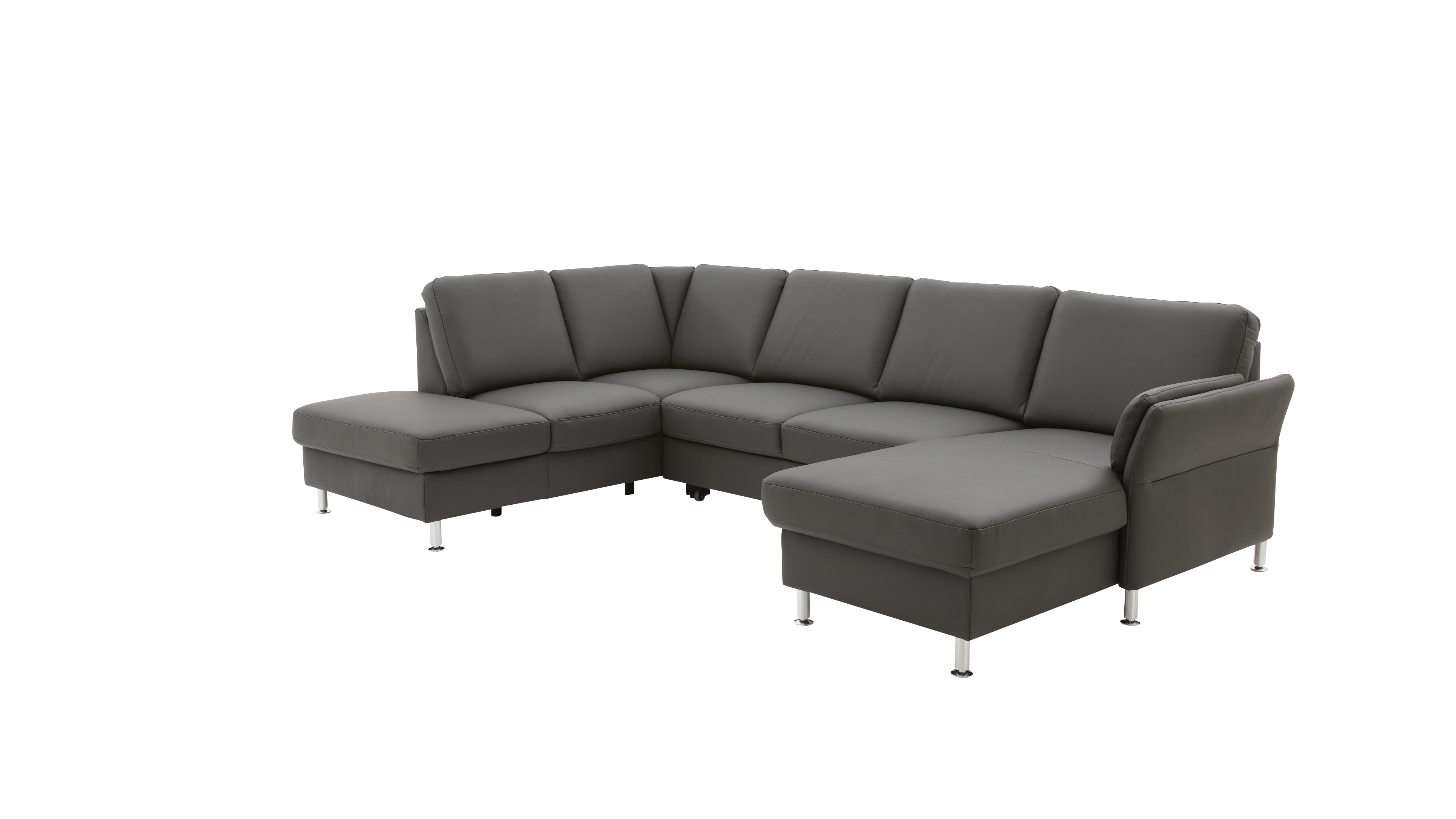 Modulmaster Polsterrundecke MM-PN1080 ca. 200x305x168cm in Leder Torro anthrazit Modulmaster Wohnlandschaft in Leder Torro anthrazit