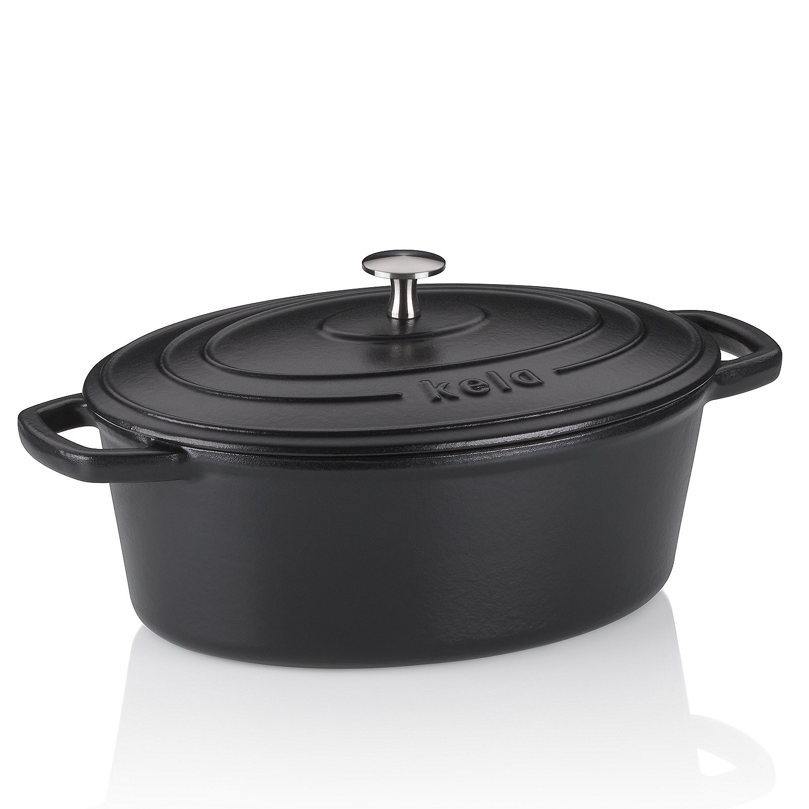 Kela Bräter CALIDO in Farbe Schwarz Kela Bräter oval Calido CALIDO in , Kochgeschirr, Topf, Holländischer Ofen, Kochtopf, Essen