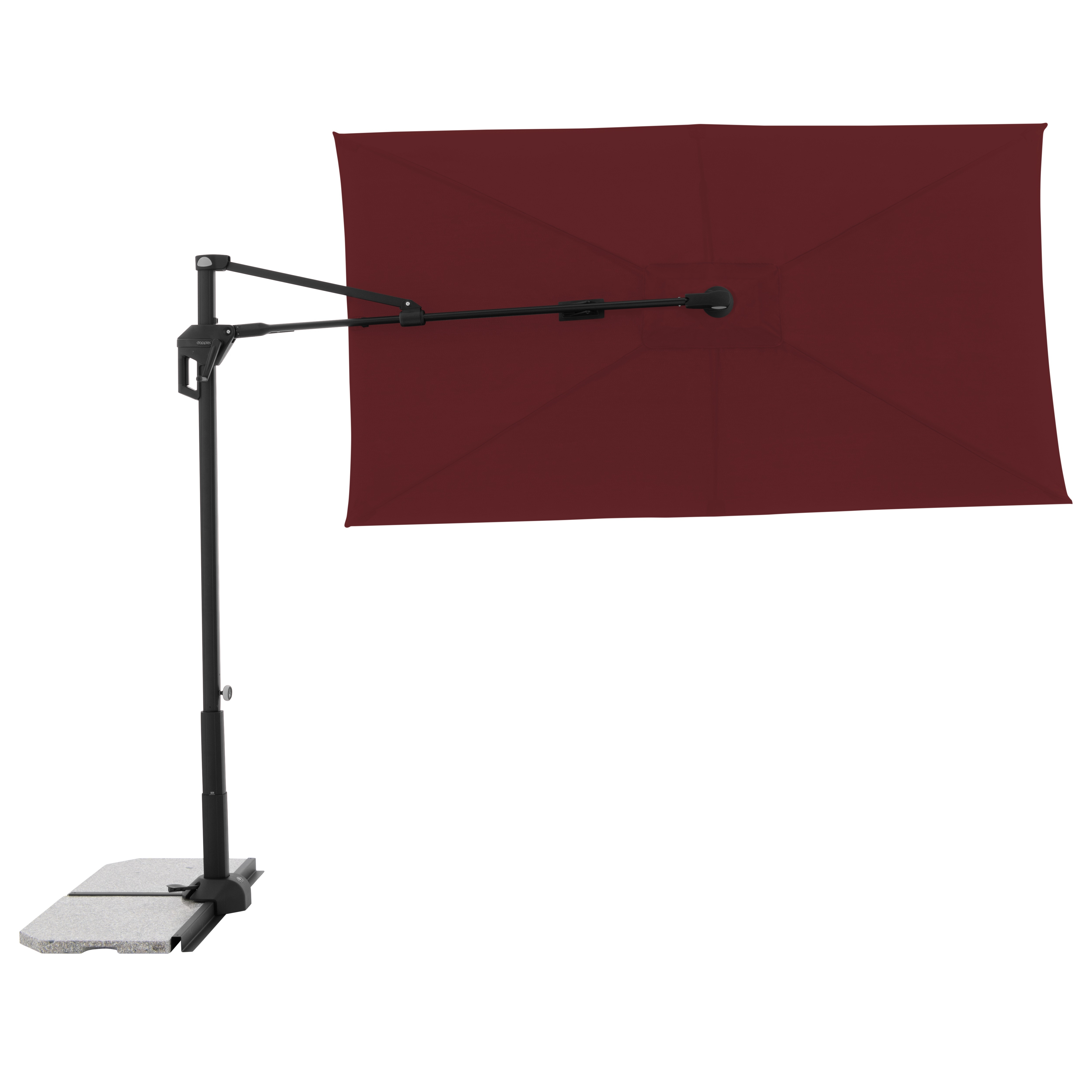 Doppler Pendelschirm ACTIVE GREEN EDITION in Farbe Bordeaux