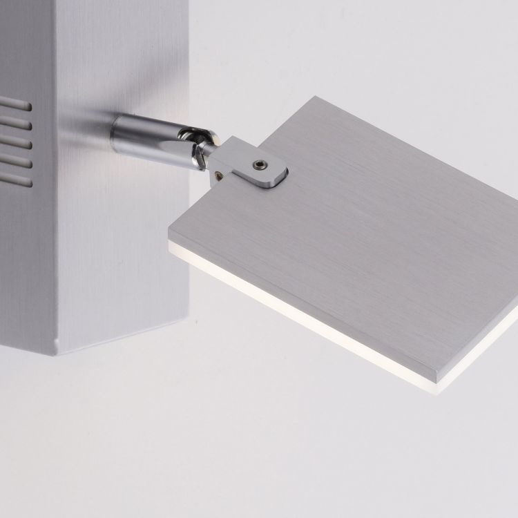 Paul Neuhaus LED-Wandleuchte PURE MIRA 1-flammig in Farbe aluminium