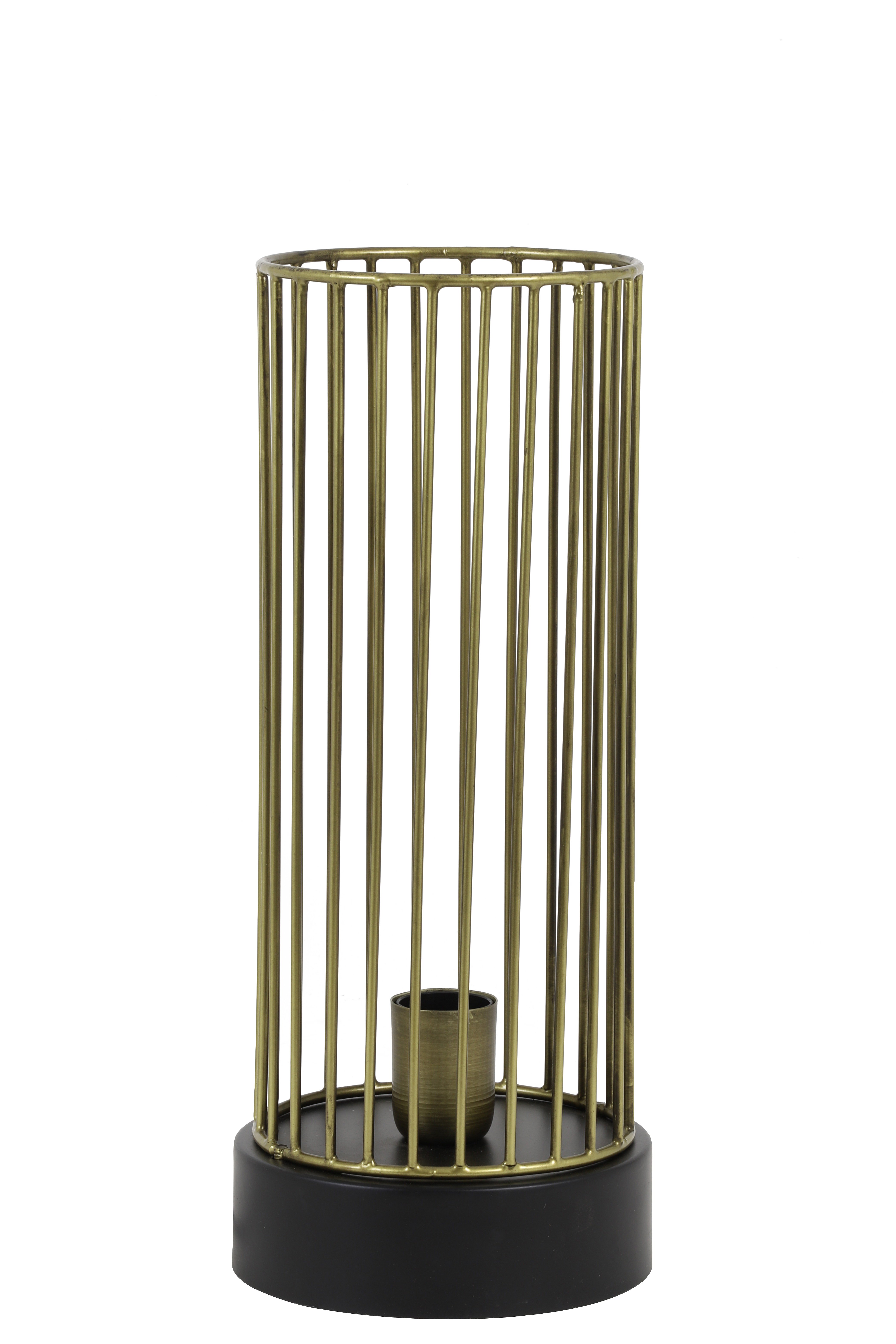 Light & Living Tischleuchte JORIM in Antik Bronze, Schwarz matt