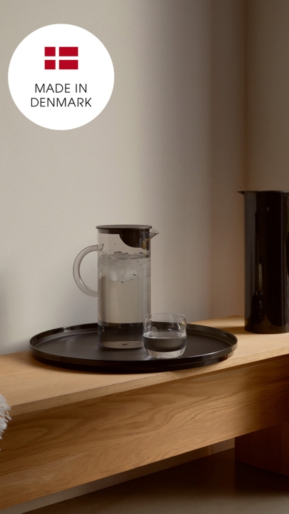 Stelton Serviertablett EM Ø 40 cm in Farbe schwarz