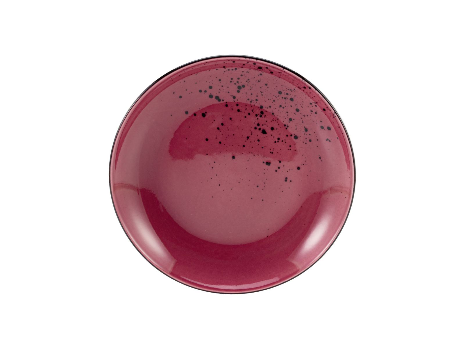 CreaTable Dessertteller Nature Collection in Farbe Berry glänzend