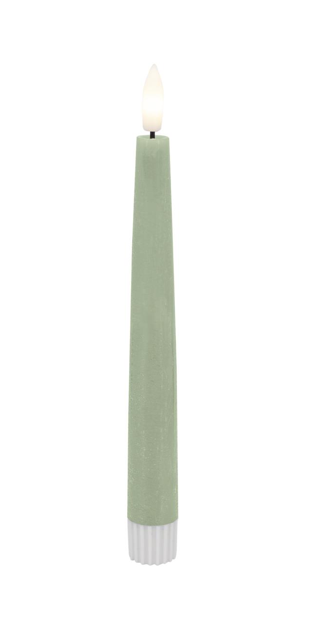 LED-Dinnerkerze 2er-Set Basic LED STABKERZE in Grün L.C. Wholsaler LED Stabkerze LED Stabkerze in
