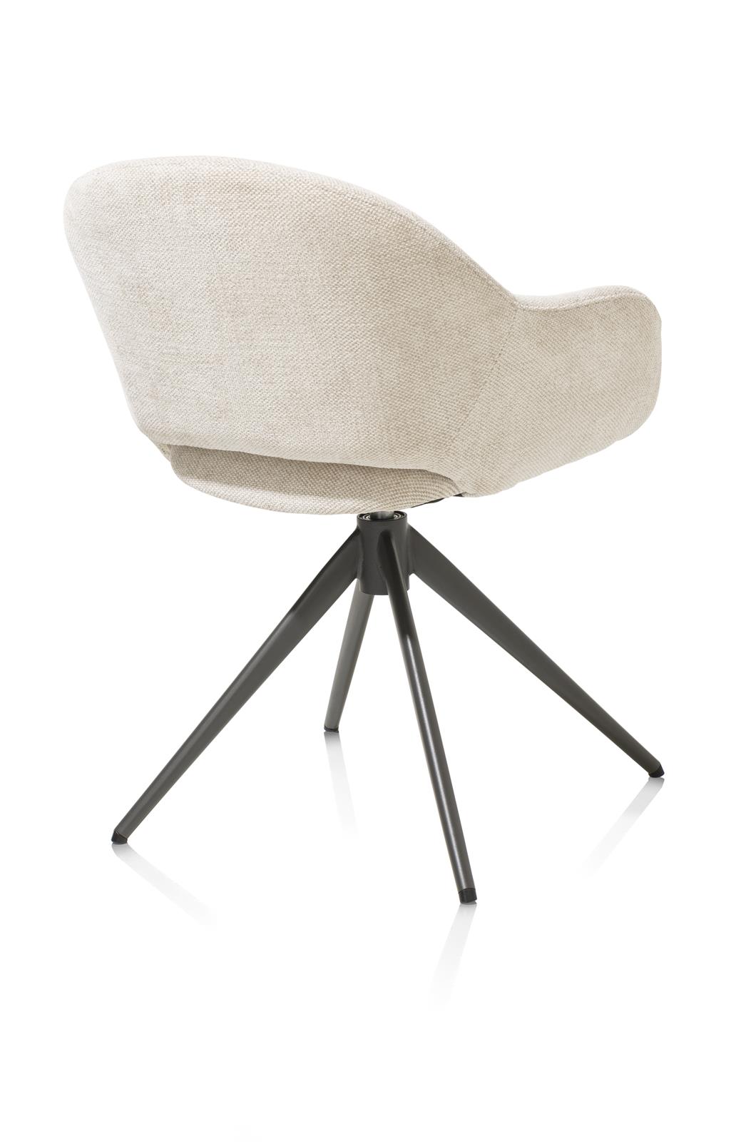 XOOON Armstuhl Finn 48654-CRE Stoff creme