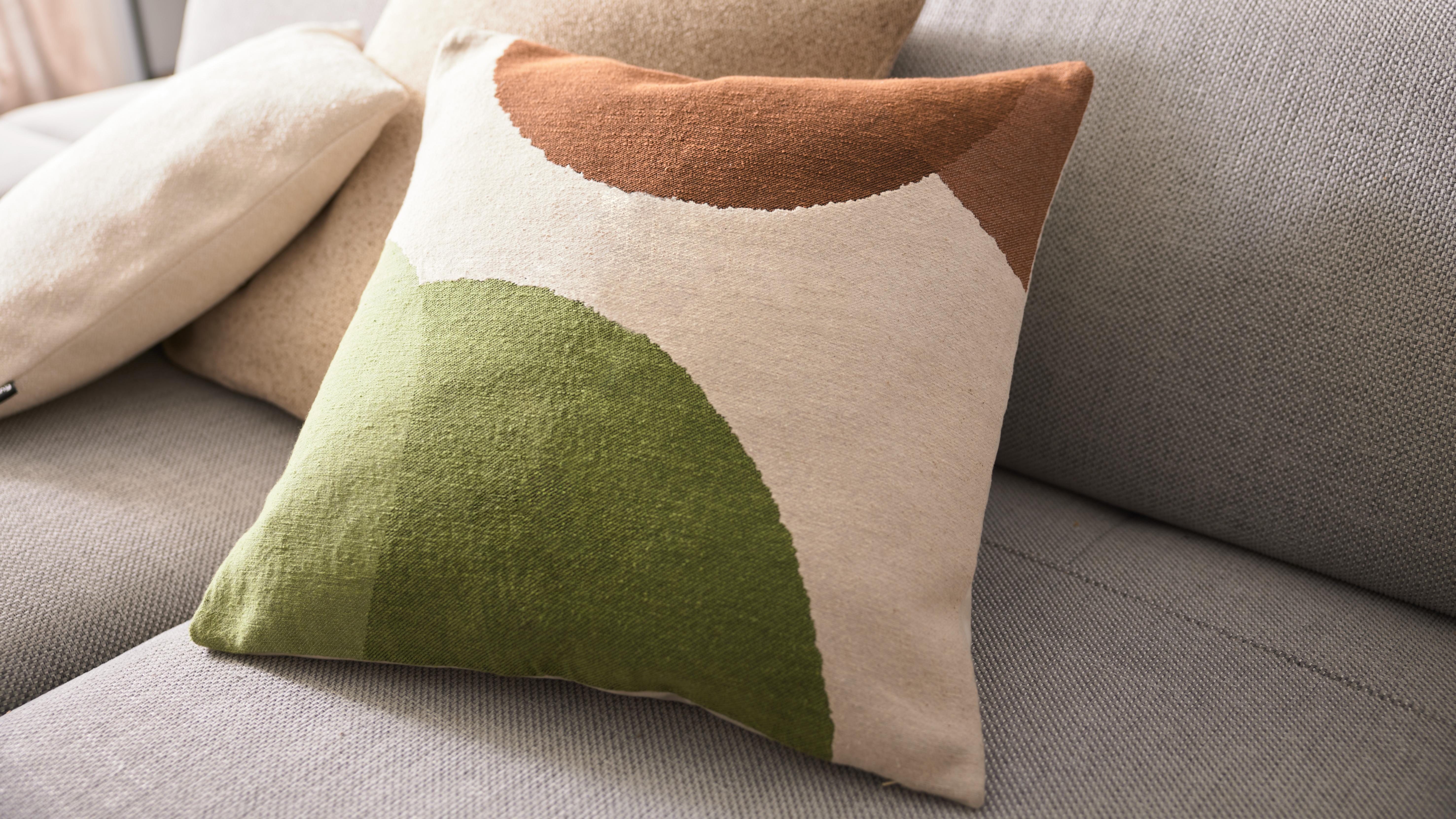 Interliving Kissenhülle IL-9123 ca. 45x45cm in Farbe Green