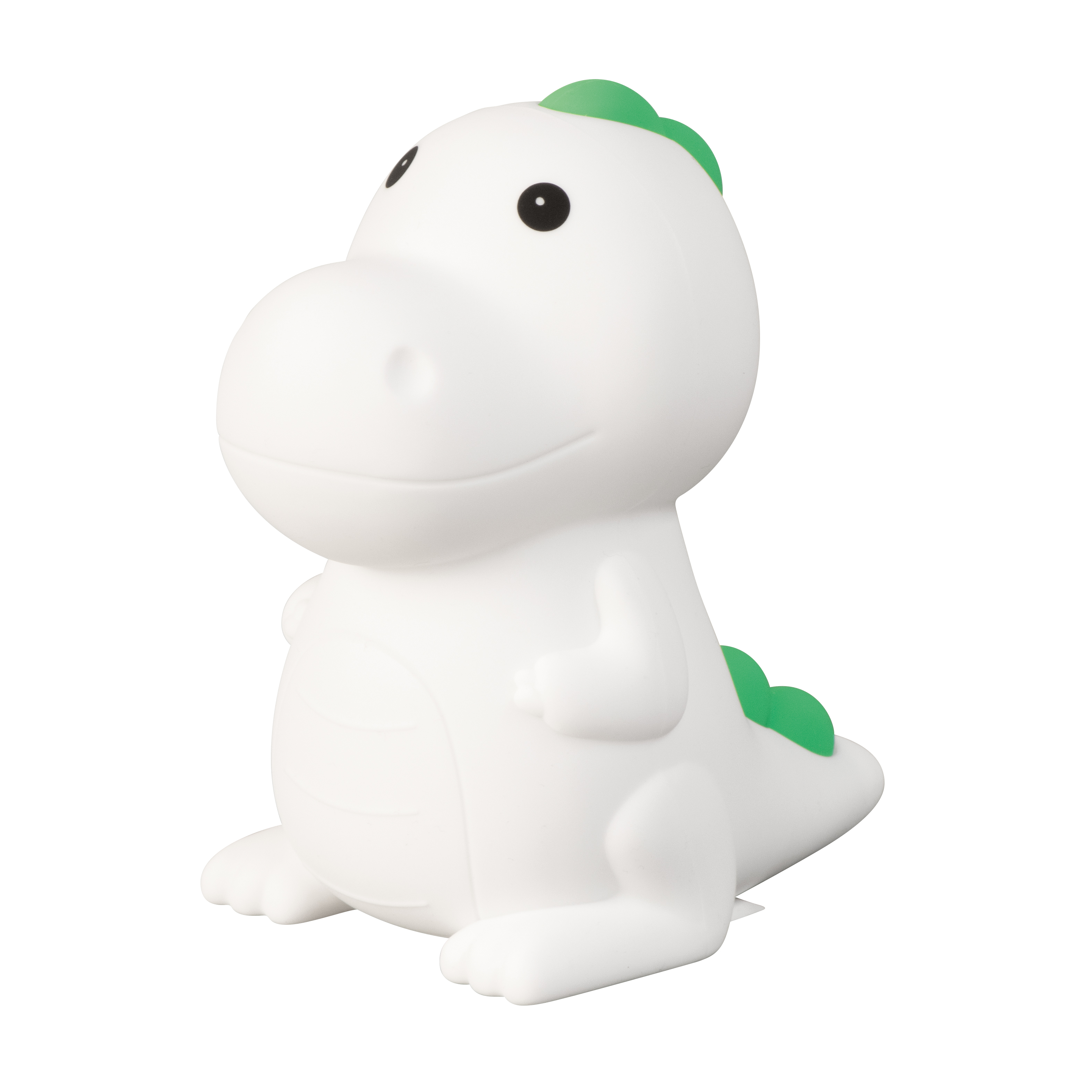 FH Lighting LED-Tischleuchte POLDI in Silikon weiß, Dinosaurier, Figur