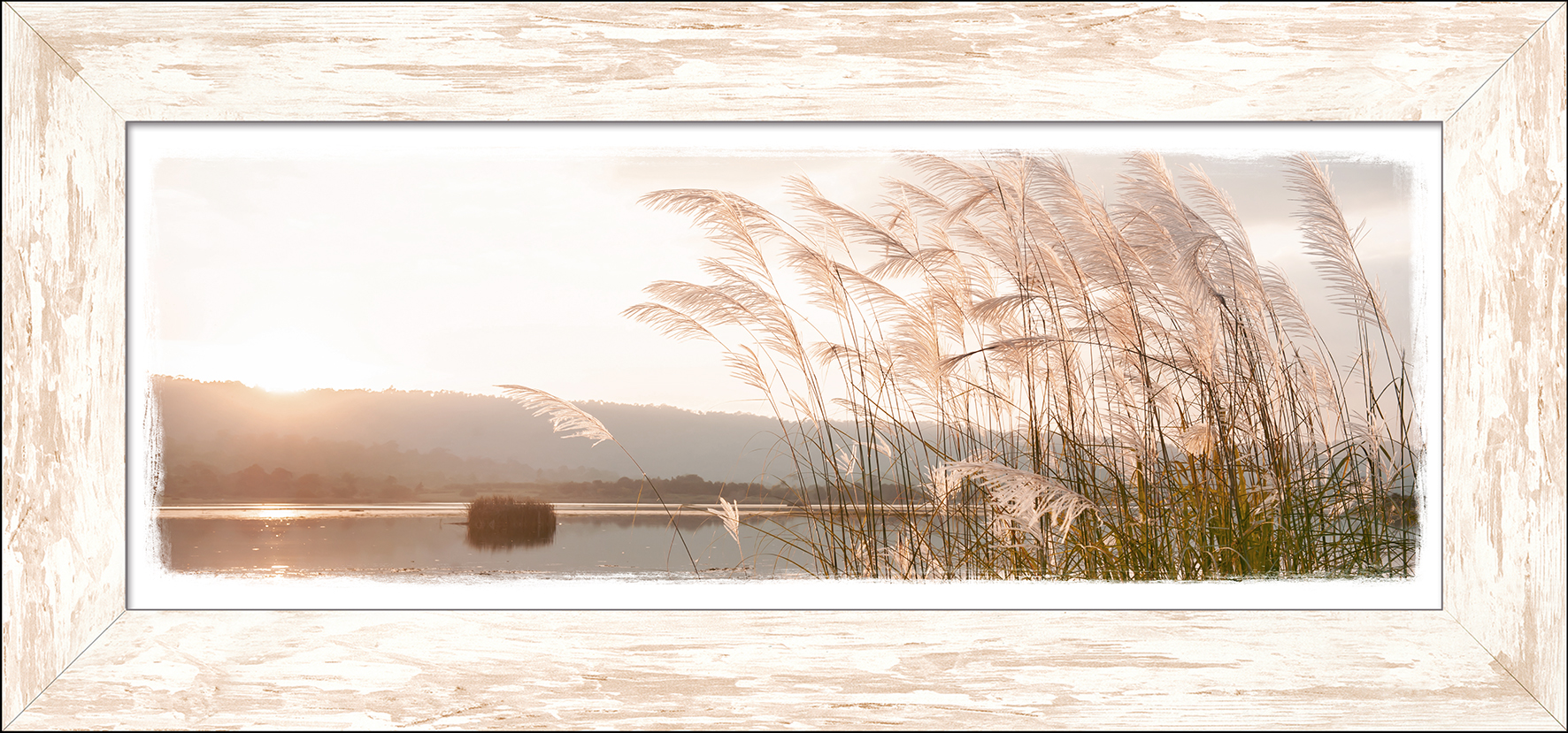 PRO ART New Classic Wood 94x44cm Sunset On The Lake