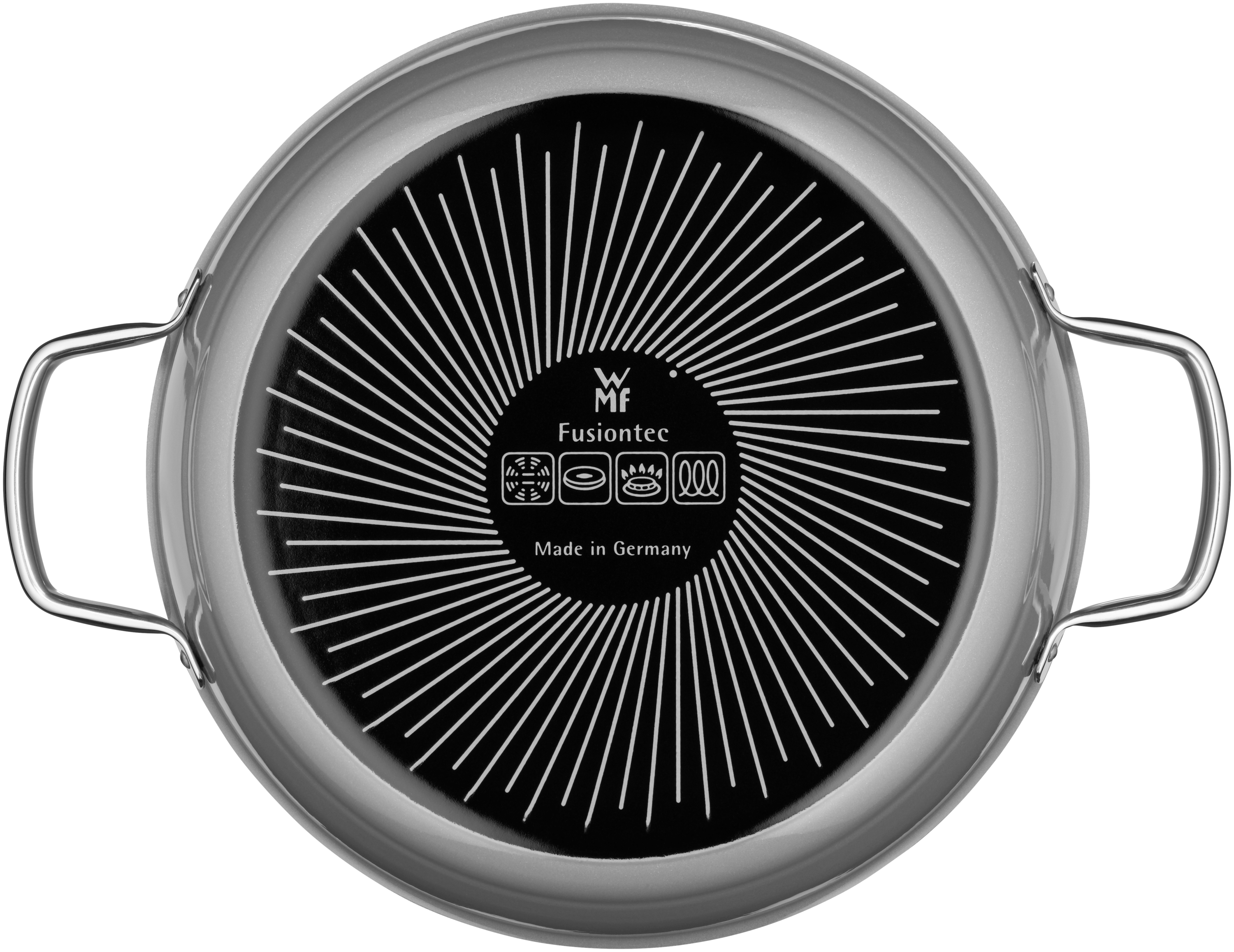 WMF Fusiontec Mineral Schmorpfanne mit in grau