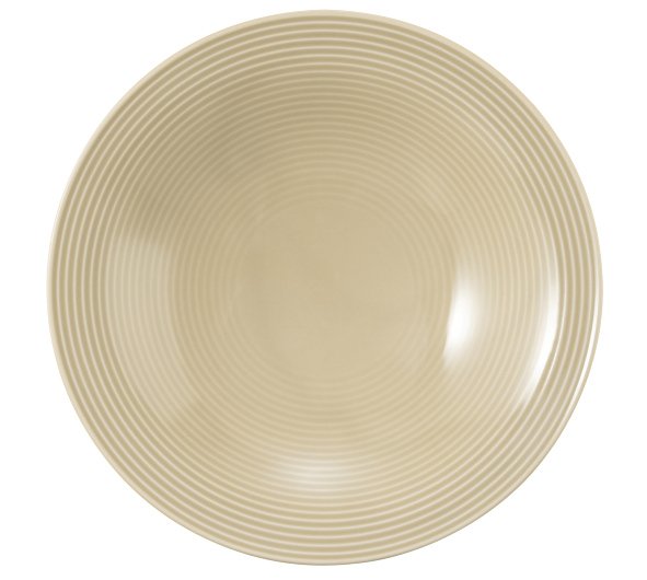 Seltmann Weiden Suppenteller rund 22,5 cm Beat 3 Sandbeige 