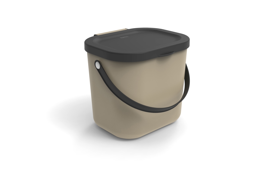 Rotho Recycling Müllsystem ALBULA in Farbe Cappuccino