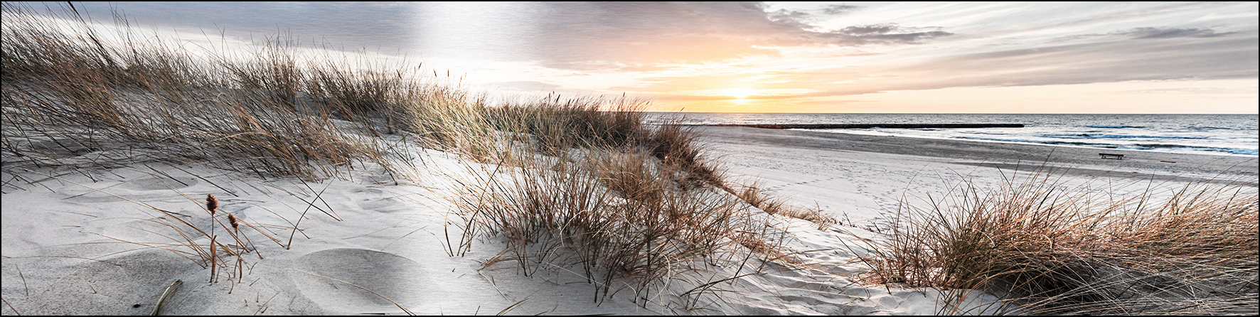 PRO ART Alu-Art 200x50cm Nordic beach atmospere VIII