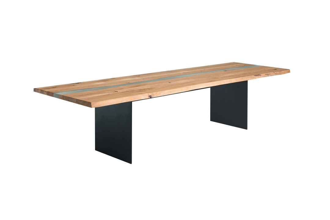 Venjakob Esstisch ET2436 ca. 300x75x110cm in Wildeiche hell lackiert massiv Venjakob Esstisch ET2436 ca. 300x75x110cm in Wildeiche hell lackiert massiv