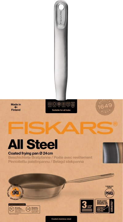 Fiskars Bratpfanne ALL STEEL 24cm Fiskars Bratpfanne ALL STEEL 24cm
