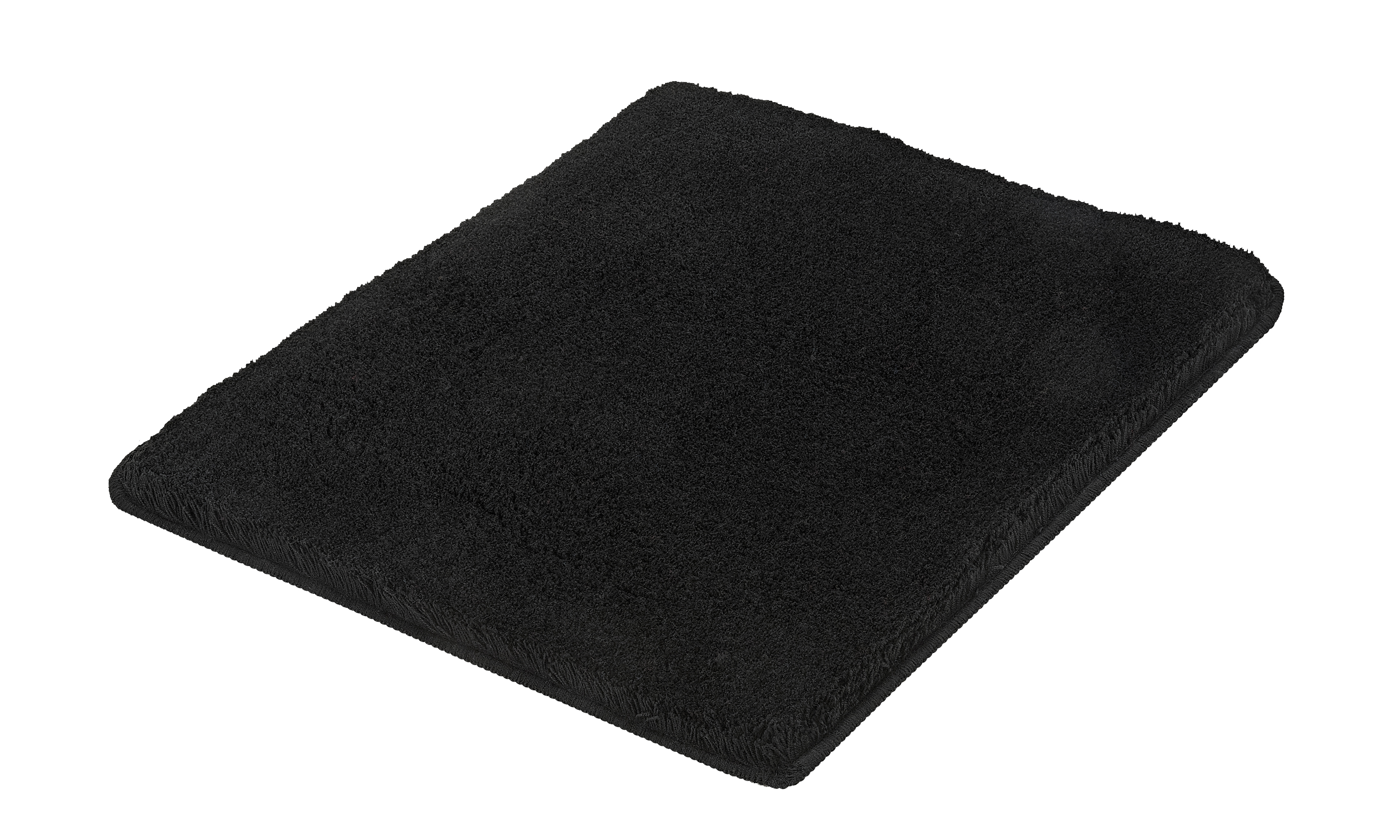 Kleine Wolke Badteppich RELAX ca. 55x65cm in Farbe Schwarz, Handtuch, Badetuch, Schwarz, Textur, Gepolstert