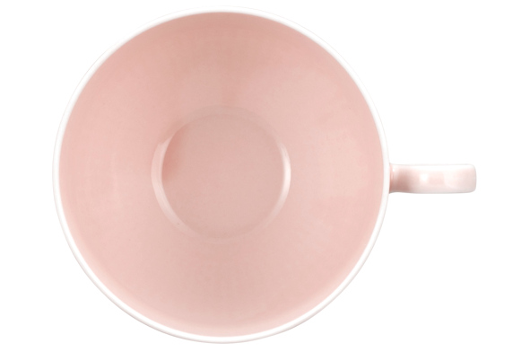 Seltmann Weiden Milchkaffeeobertasse 0,35 l Amina 3 Rosé , Untertasse, Tasse