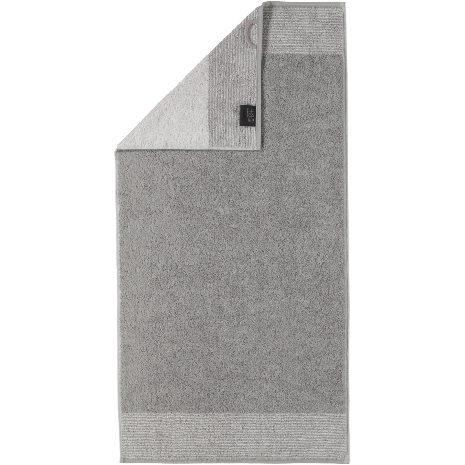 Cawö Handtuch TWO-TONE 50x100cm in Farbe platin