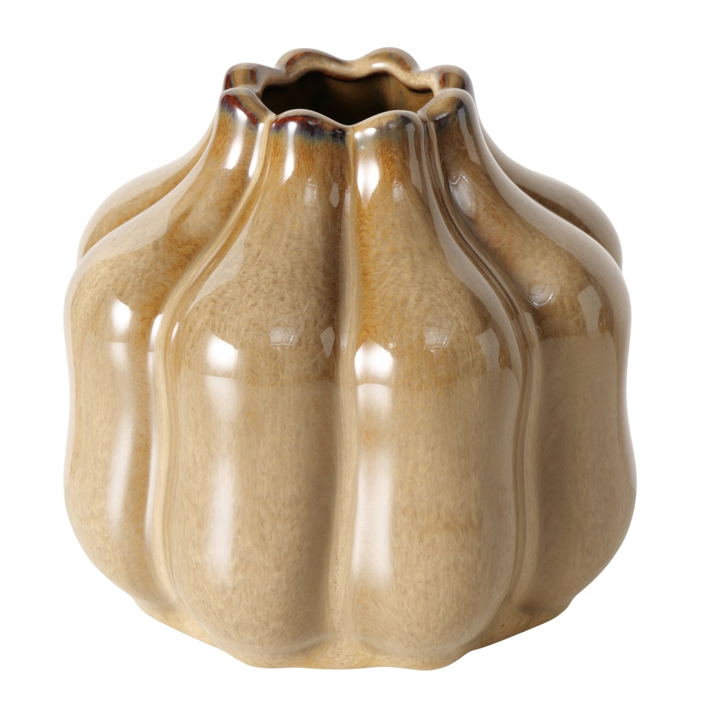 Boltze Vase Aurelia in Farbe Steinzeug braun Boltze Vase Aurelia in Farbe Steinzeug braun