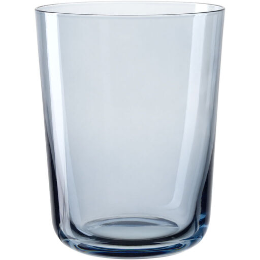Leonardo Becher 330ml gondola LEGGERO LEGGERO in Fb. blau , glas, tumbler, transparent, glaskrug, ohne Muster