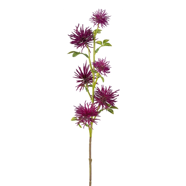 Distelzweig 53cm lila 3024115-80 in Lila, Blume, Stängel, lila Blüten, Kraut, Dekoration