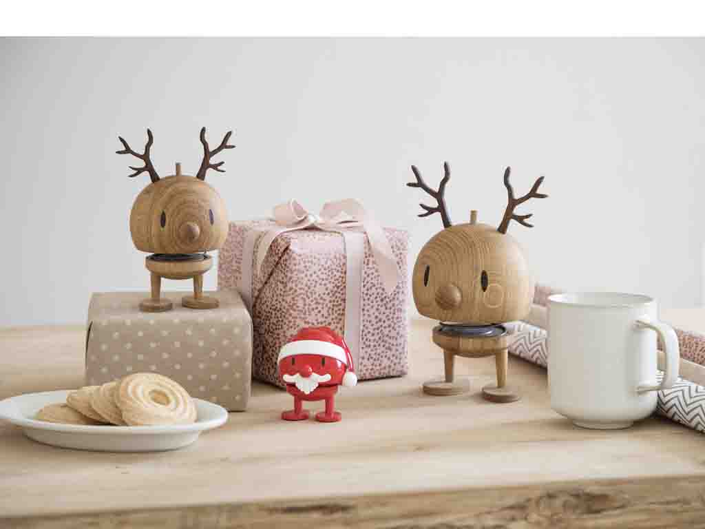 Hoptimist Hoptimist Hoptimist Kunststoff Rot, holzspielzeug, deko, reindeer, weihnachtsdeko, geschenkverpackung