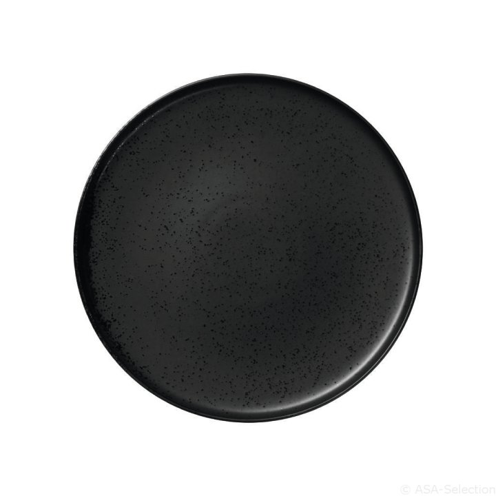 ASA Selection Dessertteller Coppa in Farbe schwarz matt