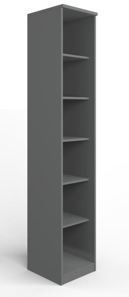 Regalschrank E10 in Grau Nowy Styl