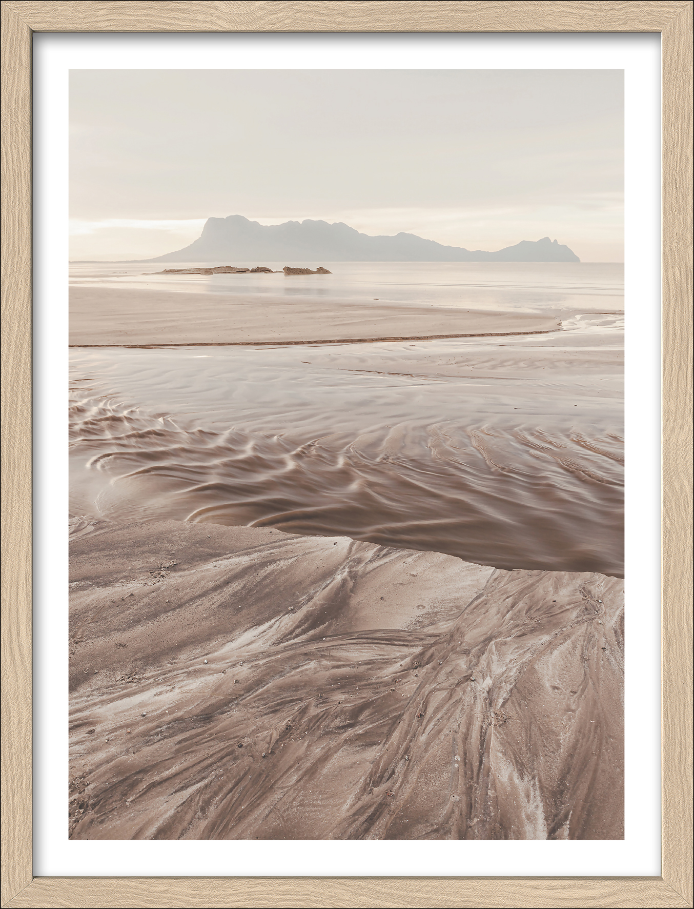ProArt Framed-Art Slim Scandic 33x43cm Ebbe Und Flut IV
