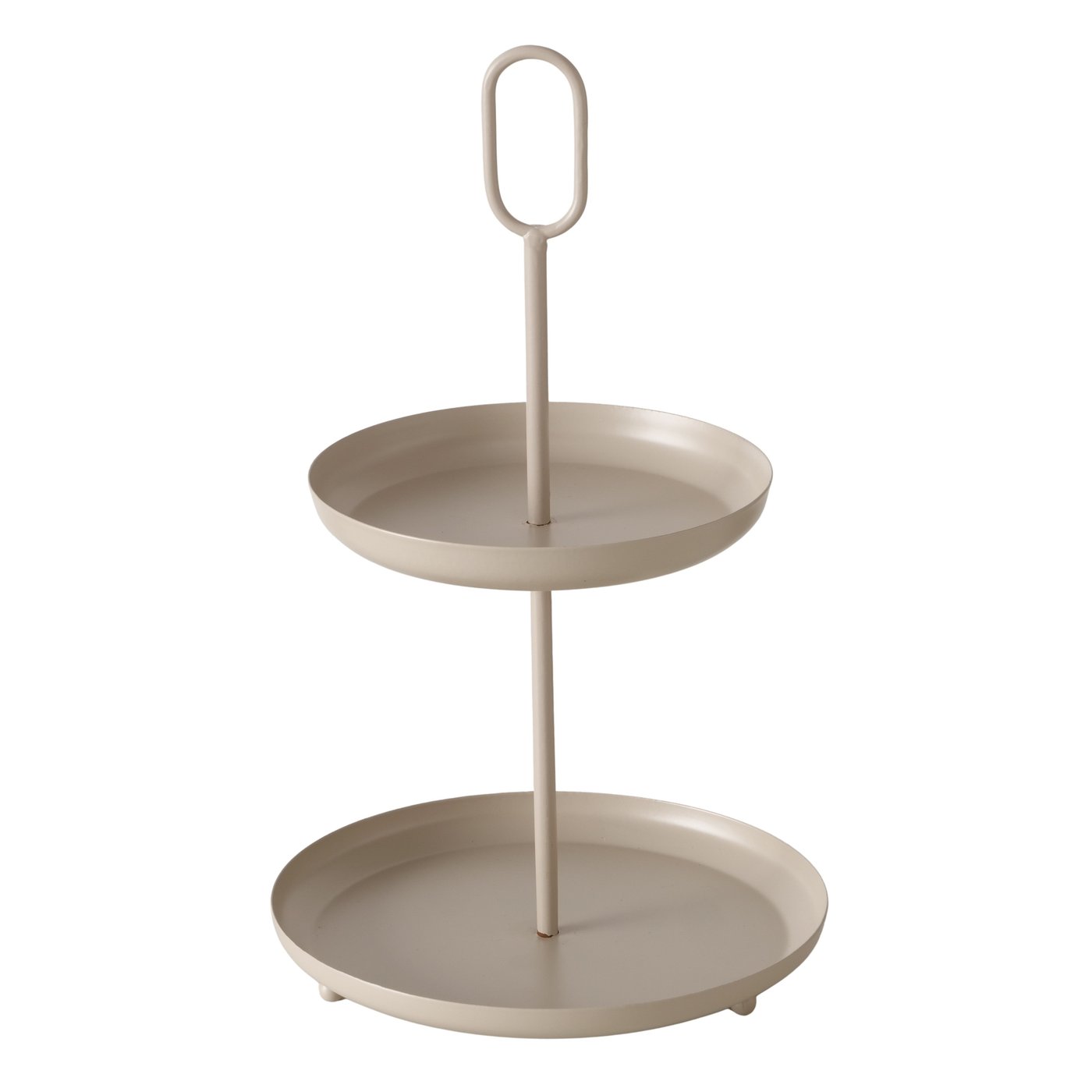 Boltze Etagere Gogo Metall Beige, Kuchengestell, Etagere, Zweistufig, Beige, Metall
