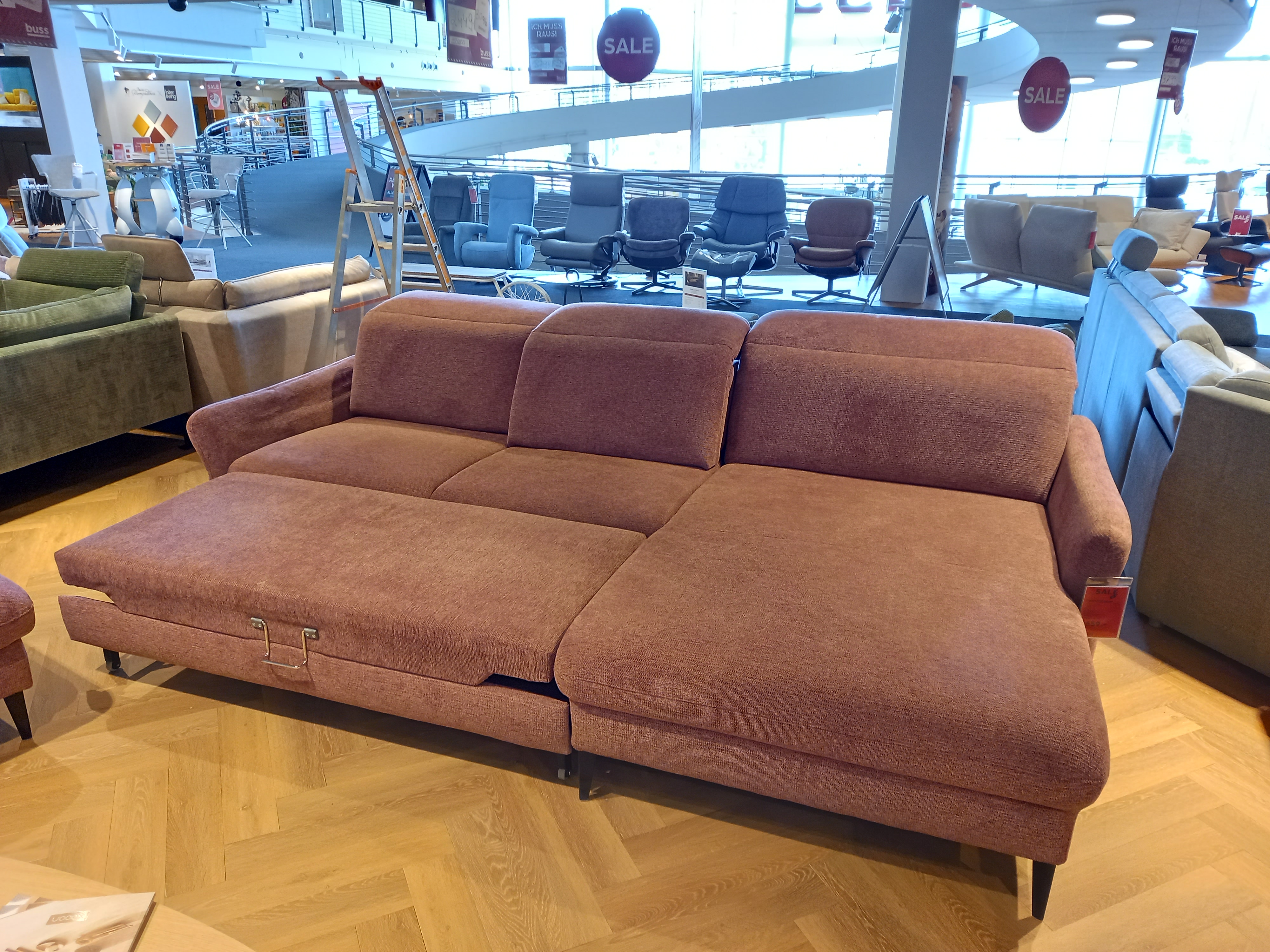 Modulmaster Polstergruppe in Stoff Famosa wine, sofa, sectional, pink, fabric, lounge