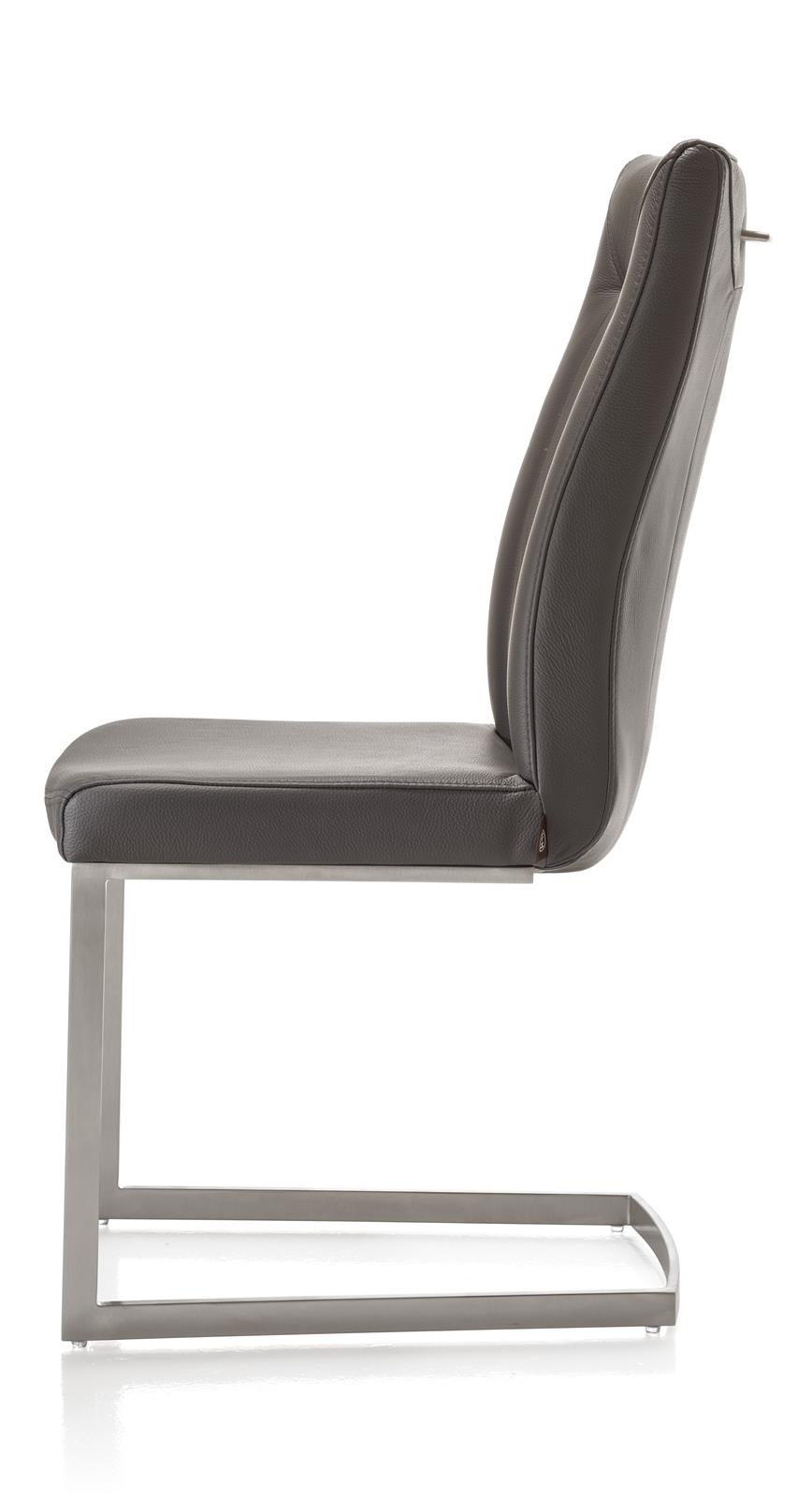 Henders & Hazel Schwingstuhl 6er-Set MALVINO in Leder Catania anthrazit PG20 Henders & Hazel Schwingstuhl 6er-Set MALVINO in Leder Catania anthrazit PG20, Kissen, Dekoration für Zuhause, Mobiliar, Stuhl