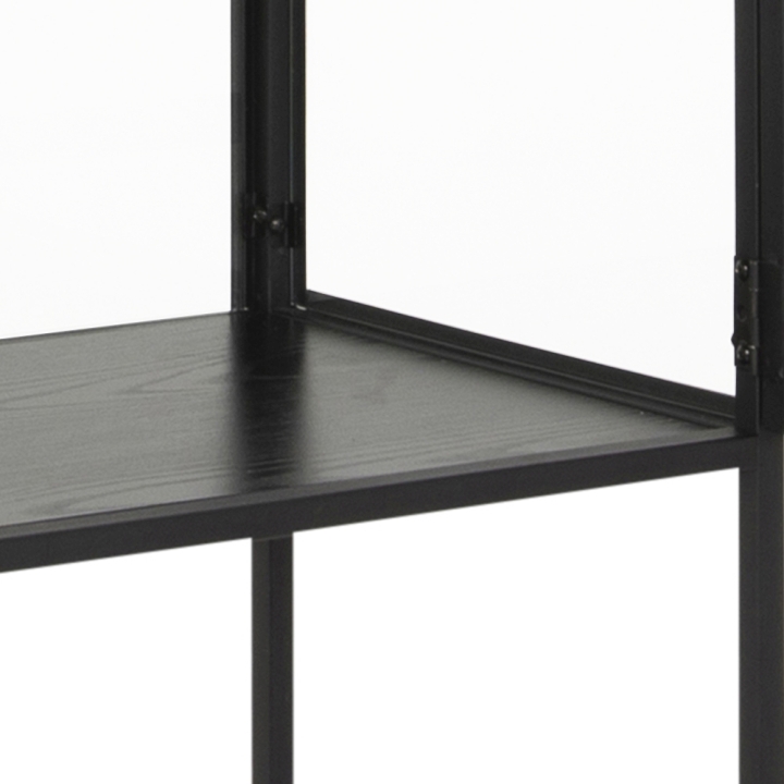 Actona Vitrine SEAFORD in Metall schwarz