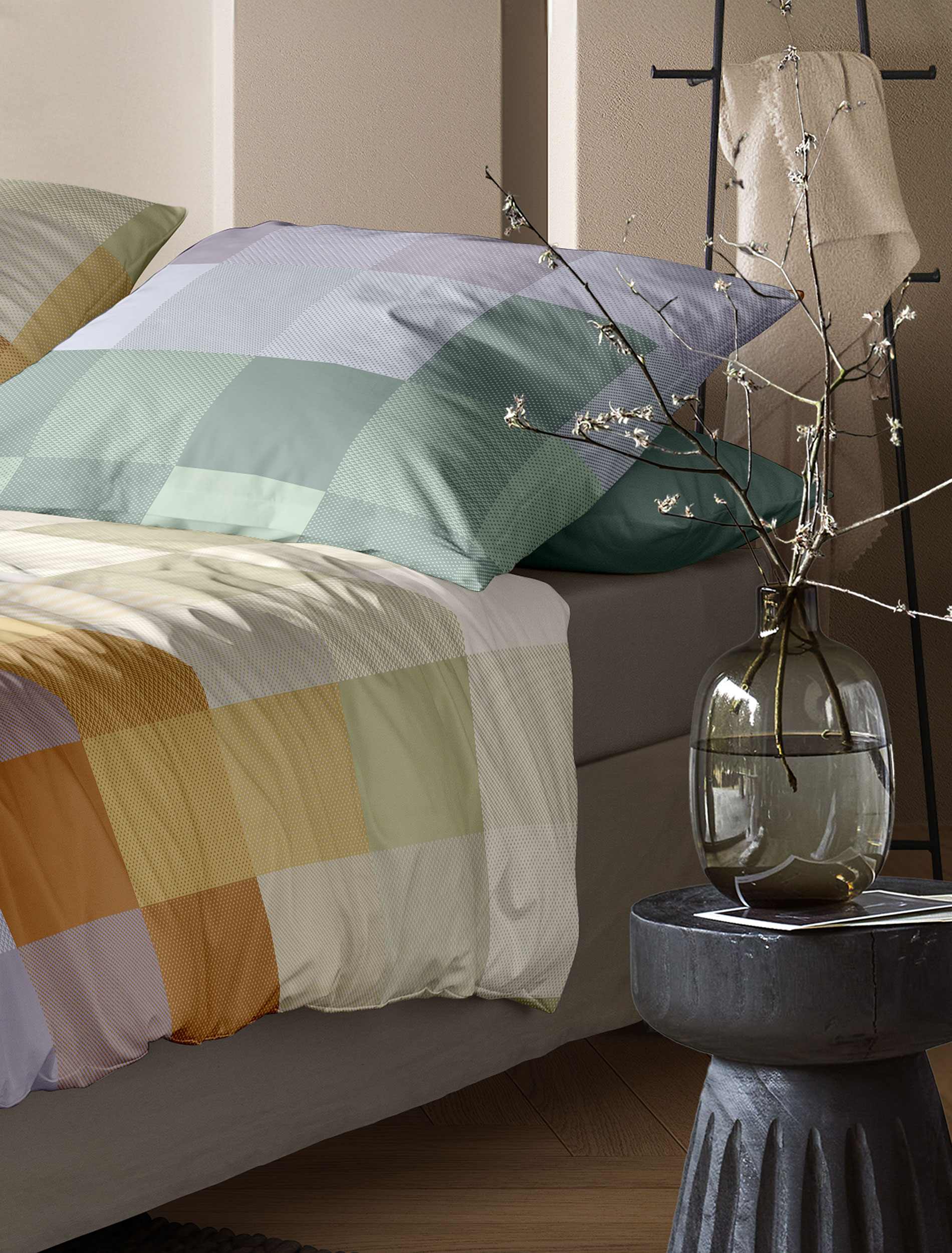 irisette Mako-Satin Bettwäsche WAVE in Farbe ca. 135x200cm irisette Mako-Satin Bettwäsche WAVE in Farbe ca. 135x200cm, Kissen, Dekoration für Zuhause, Bett, Mobiliar, Kopfkissen