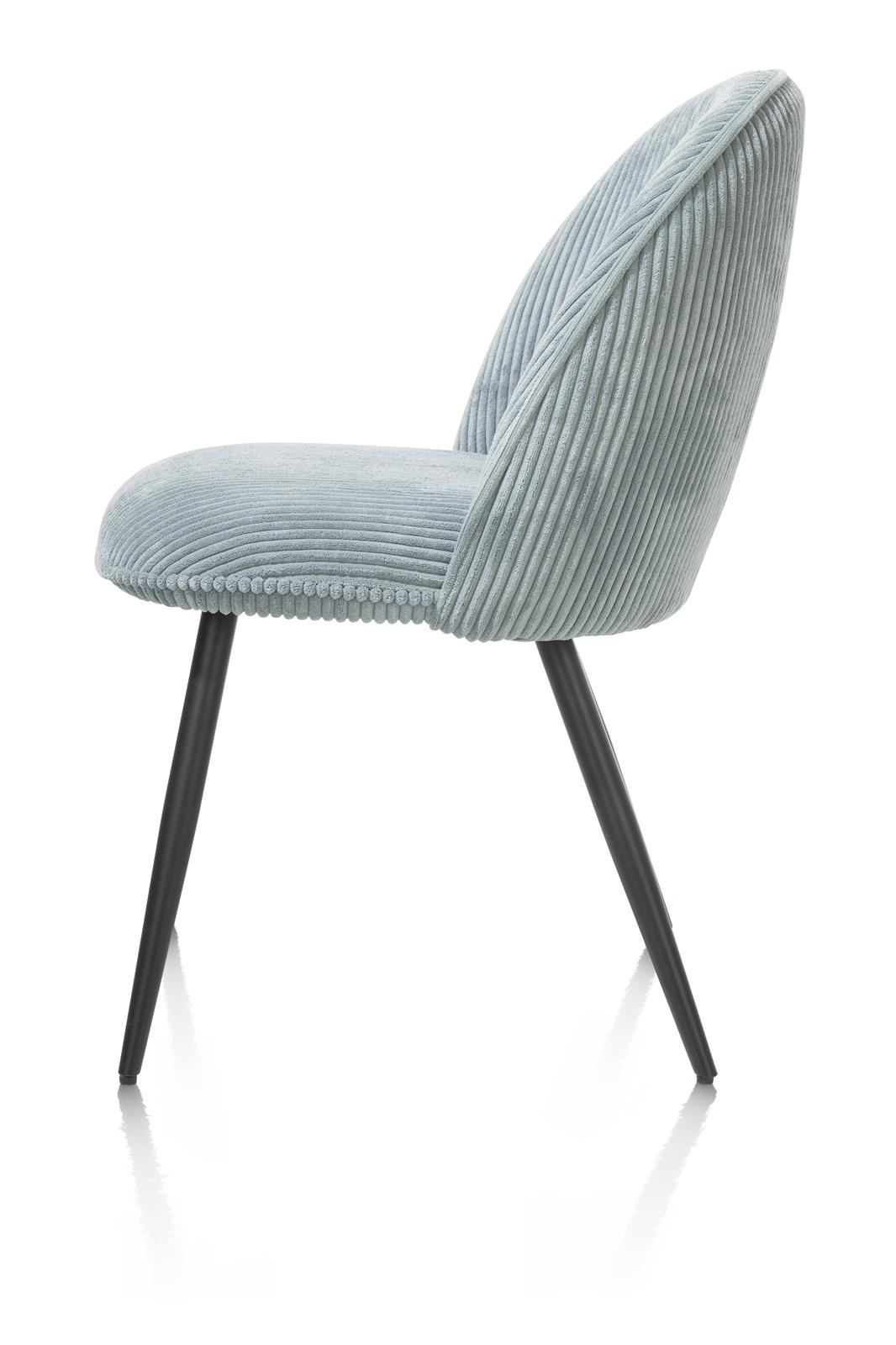 Habufa Stuhl ca. B52 H85 T63 cm in Stoff Rivas hellblau