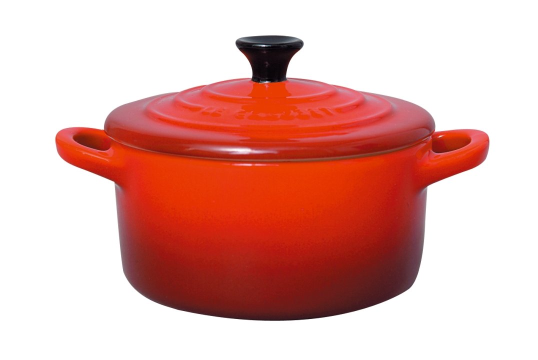 Le Creuset Mini-Cocotte 10cm in Farbe Kirschrot Le Creuset Mini-Cocotte Kirschrot
