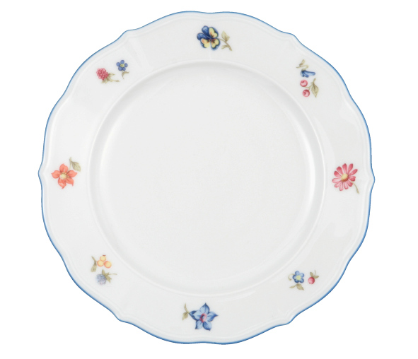 Seltmann Weiden Frühstücksteller rund 20cm Sonate 34032 Nostalgie , Porzellan, Töpferei, Mahlzeit, Servierplatte, Teller