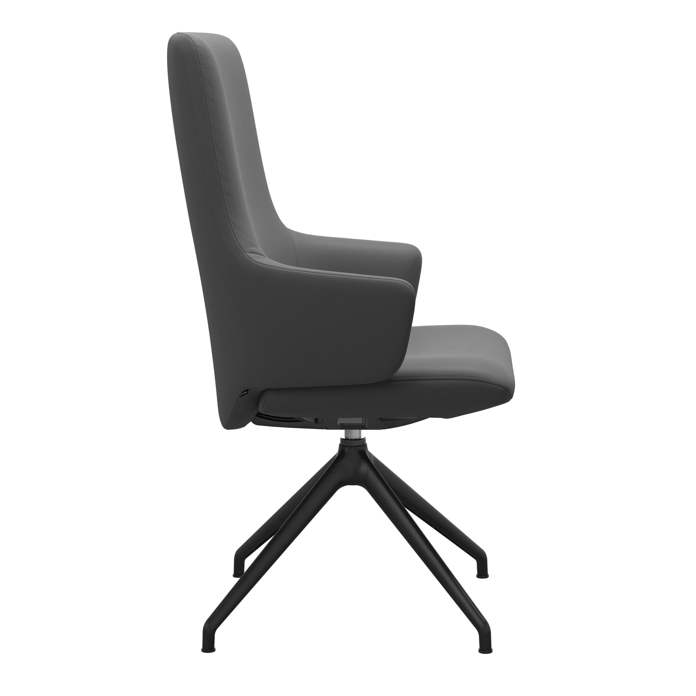 Stressless Stuhl Laurel Leder Grau Stressless Armlehnstuhl Laurel in Leder Batick grey