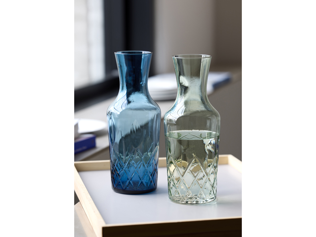 F&H Wasserkaraffe SORRENTO 1 Liter in Farbe Blau F&H Wasserkaraffe SORRENTO 0,001 Liter in Farbe Blau