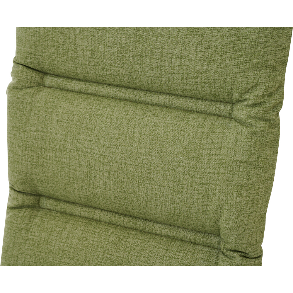 Sesselauflage COMFORT in Farbe olivgrün, Dekoration für Zuhause, Leinen, Kissen, Mobiliar