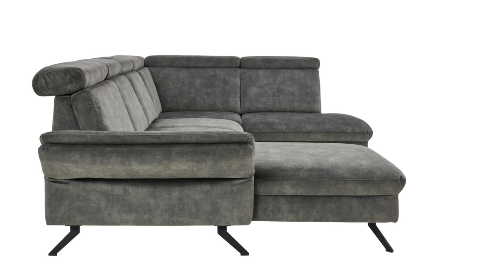 Modulmaster Wohnlandschaft MM-ZE1162 ca. 346x213cm in Stoff Amira moos